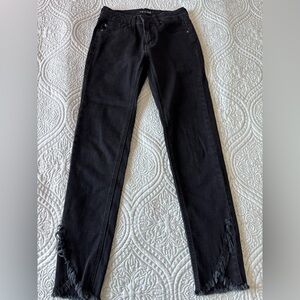 Vigoss Black Distressed Skinny Jeans